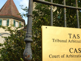 Accolto l’appello di Luciano Rossi al Tas Ingresso del Tas di Losanna: accolto l'appello di Luciano Rossi al Tas