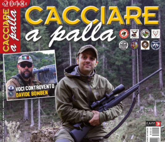 Cacciare a Palla ottobre 2018 in edicola dal 15 settembre Matteo Brogi e Davide Bomben sulla copertina di Cacciare a Palla ottobre 2018