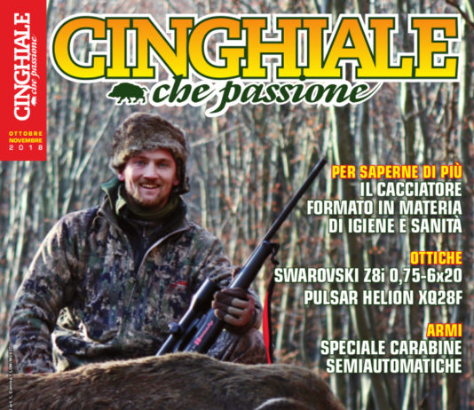 Cinghiale che Passione ottobre-novembre 2018 in edicola dal 26 settembre Cinghiale che Passione ottobre-novembre 2018