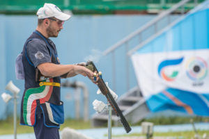 Elia Sdruccioli spara con Fiocchi al campionato del mondo di tiro