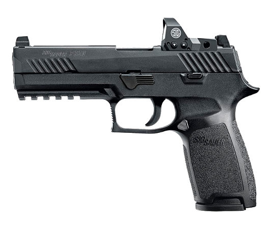 Sig Sauer P320 Full-Size RX, c’è l’ottica Romeo 1 sulla pistola modulare a percussione pistola modulare a percussione Sig Sauer P320 RX