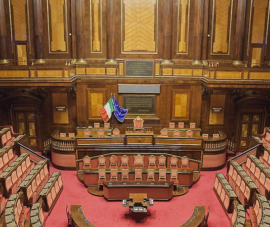Riforma della legittima difesa: l’aula del Senato dovrà esprimersi articolo per articolo aula del senato vuota