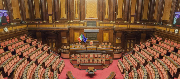 aula del senato vuota