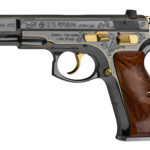 lato sinistro della pistola da collezione cz 75 republika