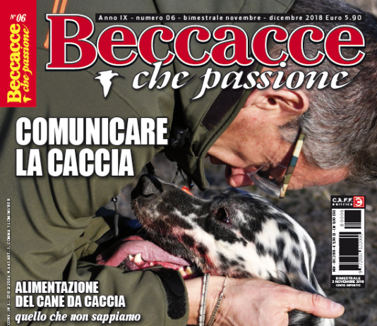 Beccacce che Passione n° 6 novembre-dicembre 2018, in edicola dal 3 novembre Beccacce che Passione 6