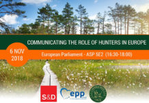 Comunicare la caccia: conferenza al parlamento europeo conferenza comunicare la caccia