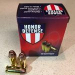 munizioni per pistola a frammentazione hornady defense hollow point