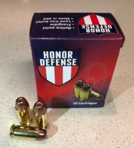 munizioni per pistola a frammentazione hornady defense hollow point