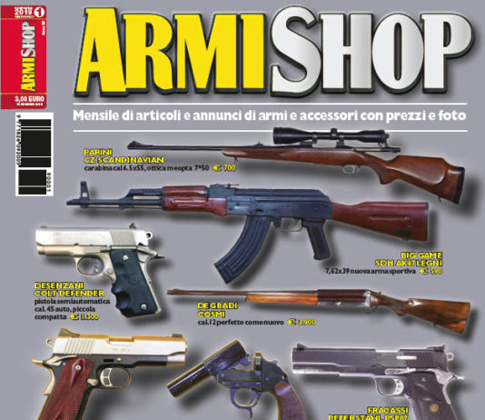 Armi Shop gennaio 2019 vi aspetta in edicola! Armi Shop gennaio 2019