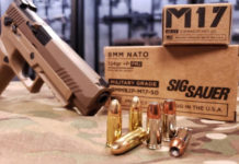 Munizioni per pistola: la novità 9 mm +P di Sig Sauer Munizioni per pistola Sig Sauer M17 9 mm +p