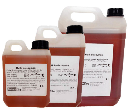 Olio di salmone per cani: la proposta di Nature Dog