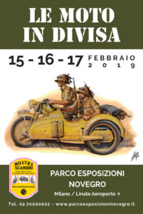 moto militari in mostra a Novegro le moto in divisa