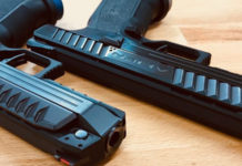 Una pistola in edizione limitata extraterrestre pistole in edizione limitata laugo arms alien