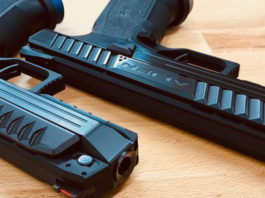 Una pistola in edizione limitata extraterrestre pistole in edizione limitata laugo arms alien