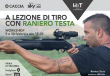 Lezioni di tiro con Raniero Testa a Hit Show A lezione di tiro con Raniero Testa Sky Caccia 235 Hit Show 2019