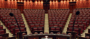 vista della camera dei deputati dal banco della presidenza: rallenta la riforma della legittima difesa