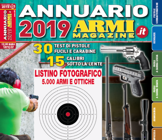 L’Annuario armi 2019 vi aspetta in edicola Annuario armi 2019