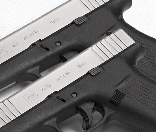Pistole compatte: G43X e G48, le novità di Glock in vista di Shot Show 2019 anteprima delle pistole compatte glock g43x e g48