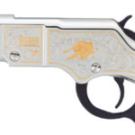 decorazione in oro della carabina a leva henry usa American Rodeo Tribute Edition