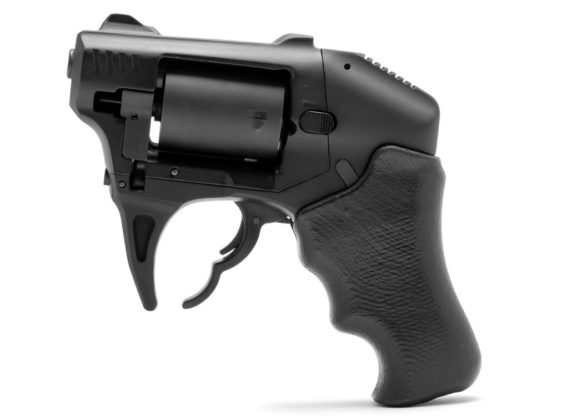 lato sinistro del revolver a doppia canna standard manufacturing s-333 volleyfire