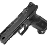 lato sinistro della pistola modulare zev technologies oz-9 inclinata