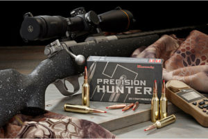 sei munizioni a palla hornady precision hunter eld-x con confezione e carabina