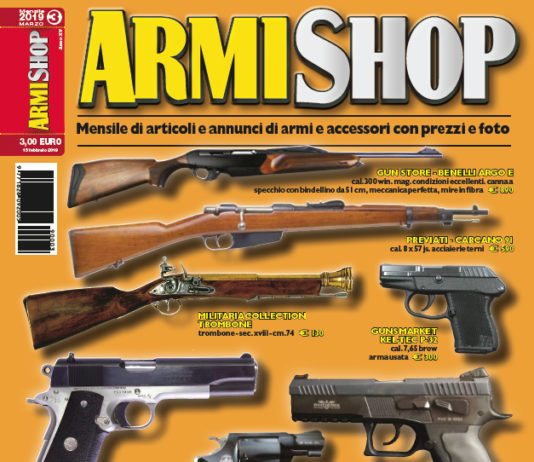 Armi Shop marzo 2019 vi aspetta in edicola! Armi Shop marzo 2019