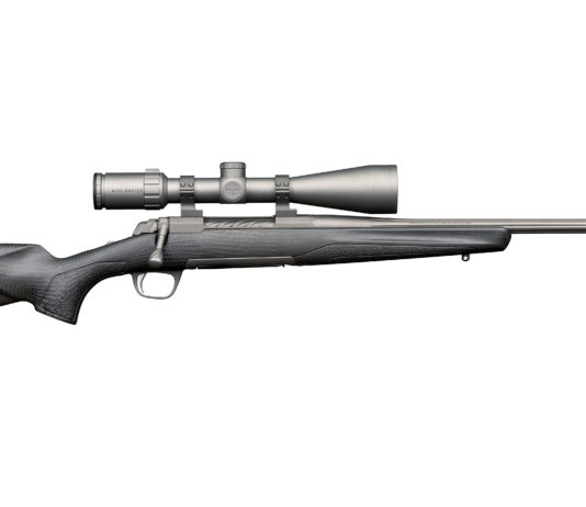 Carabine bolt action Browning X-Bolt Pro: inizia la settimana di Iwa vista destra della carabina bolt action Browning X-Bolt Pro Carbon