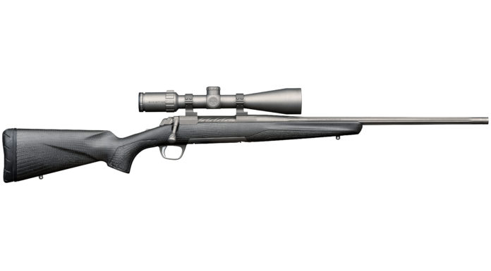 vista destra della carabina bolt action Browning X-Bolt Pro Carbon