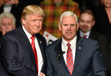 Mike Pence alla convention dell’Nra donald trump e mike pence alla convention dell'nra