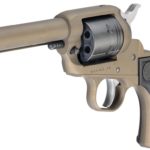 fianco sinistro del revolver ad azione singola ruger wrangler bronzo