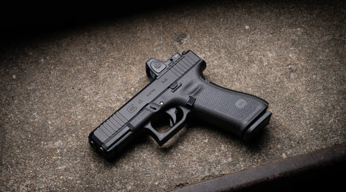 pistola compatta crossover glock g45 mos