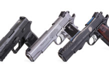 Sig Sauer Nleomf, la triplice pistola commemorativa pistola commemorativa sig sauer nleomf, tre pistole insieme