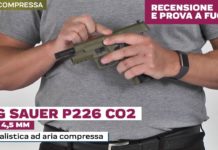 Sig Sauer P226 cal. 4,5 mm, la prova in poligono