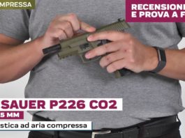 Sig Sauer P226 cal. 4,5 mm, la prova in poligono