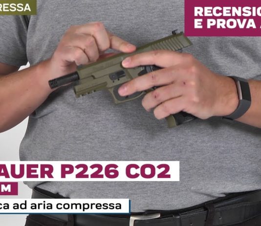 Sig Sauer P226 cal. 4,5 mm, la prova in poligono