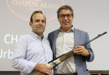Chapuis Armes sbarca in Italia. Le armi francesi sono distribuite da Franchi Vincent Chapuis, il produttore di armi francesi, con Bruno Beccaria di Franchi, azienda che ne cura la distribuzione in Italia