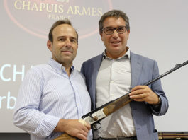 Chapuis Armes sbarca in Italia. Le armi francesi sono distribuite da Franchi Vincent Chapuis, il produttore di armi francesi, con Bruno Beccaria di Franchi, azienda che ne cura la distribuzione in Italia