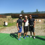 Simon JJ Racaza con Roberto Vezzoli ed Edoardo Buticchi