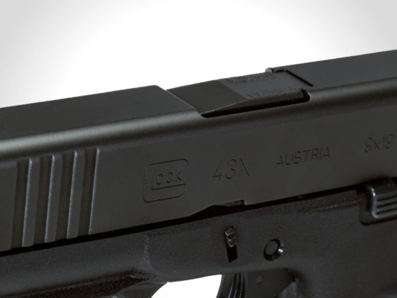 finitura delle glock g43x e g48 black