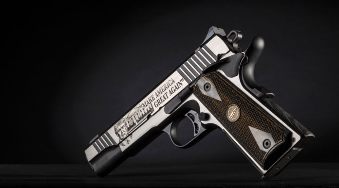 la pistola da collezione Thompson Trump 45 Custom 1911