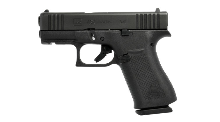 lato sinistro della pistola glock g43x black