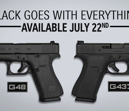 Nuovo abito per le pistole Glock G43X e G48 pistole Glock G43X e G48 versione total black