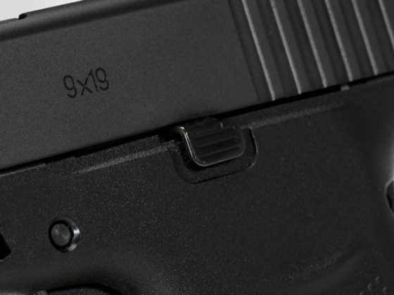 slide stop lever delle glock g43x e g48 black
