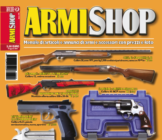 Armi Shop settembre 2019 vi aspetta in edicola! Armi Shop settembre 2019