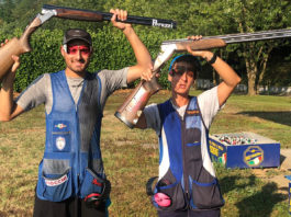 Pintor e Franceschini primi campioni italiani di trap mixed team Leonardo Franceschini e Giulia Pintor campioni italiani di trap mixed team 2019