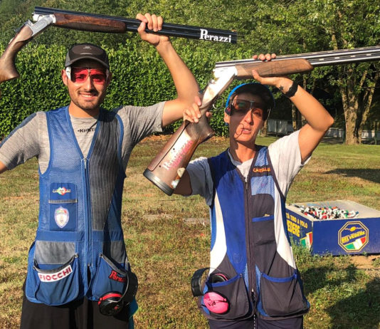 Pintor e Franceschini primi campioni italiani di trap mixed team Leonardo Franceschini e Giulia Pintor campioni italiani di trap mixed team 2019