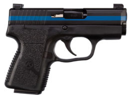 Otto pistole Kahr donate all’Nra una delle pistole Kahr Thin Blue Line PM9 donate all'Nra