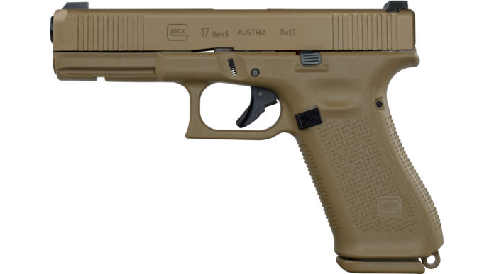 pistola Glock g17 gen5 arma d’ordinanza dell’esercito portoghese