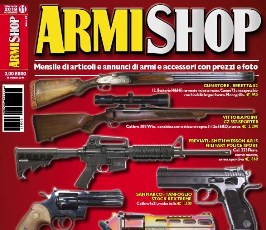 Armi Shop novembre 2019 vi aspetta in edicola! Armi Shop novembre 2019